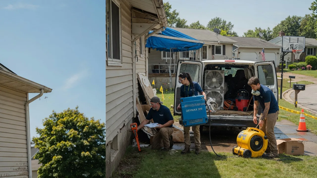 Ceiling Leak Cleanup in Jewell, OH near me